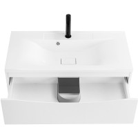 Тумба под раковину BelBagno Marino 110 MARINO-1100-2C-SO-BL-P подвесная Bianco Lucido МДФ / ЛДСП