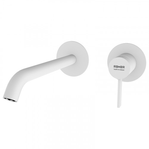 Смеситель для раковины Remer Metrica MC15PLBO цвет Белый матовый