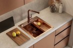 Смеситель для кухни Alveus Zeos P Monarch Copper 1136502 Медь латунь
