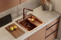 Смеситель для кухни Alveus Zeos P Monarch Copper 1136502 Медь латунь