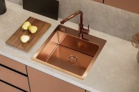 Смеситель для кухни Alveus Zeos P Monarch Copper 1136502 Медь латунь