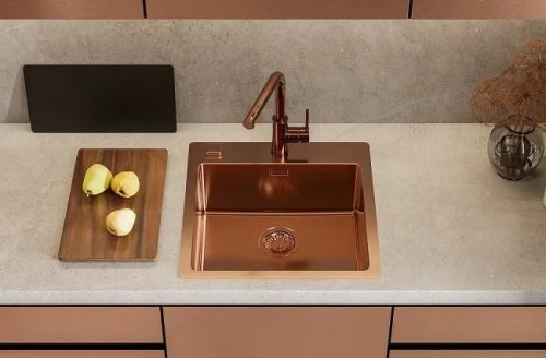 Смеситель для кухни Alveus Zeos P Monarch Copper 1136502 Медь латунь