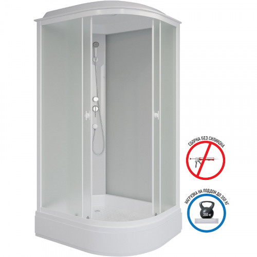 Душевая кабина Niagara Promo 120x80 L P120/80/26L/MT без гидромассажа