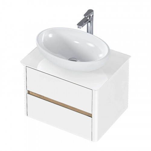 Тумба под раковину 1MarKa Monro 60П Ц0000036663 подвесная цвет Белый