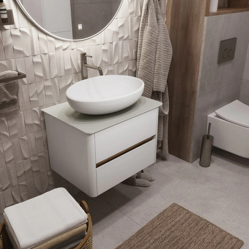 Тумба под раковину 1MarKa Monro 60П Ц0000036663 подвесная цвет Белый