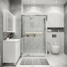 Душевой уголок Grossman Cosmo 110х70 120.K33.02.1170.10.02 профиль Хром стекло шиншилла