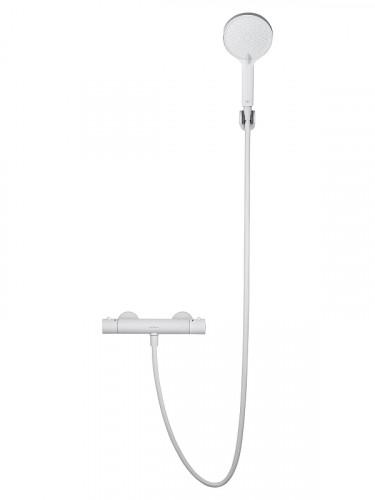 Смеситель для душа Wonzon &amp; Woghand Inn WW-B2065-A-MW с термостатом цвет Белый матовый