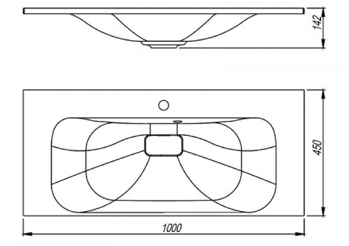 Раковина Florentina Фортуна 100 10.270.01000.001 цвет Белый