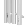 Электрический полотенцесушитель APEXTERMO Sirius 1100x180 SR10113WM с крючками цвет Белый матовый