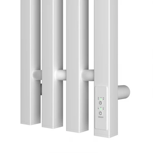 Электрический полотенцесушитель APEXTERMO Sirius 1100x180 SR10113WM с крючками цвет Белый матовый