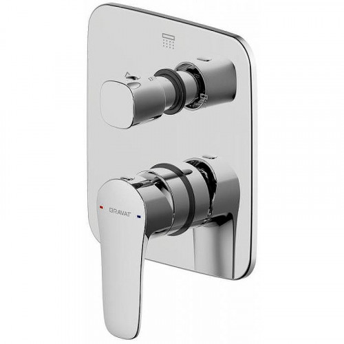 Смеситель для душа Bravat Source PB8173218CP-3-ENG Хром