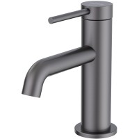 Смеситель для раковины Royce Ozzy RCM-120401GR Оружейная сталь латунь