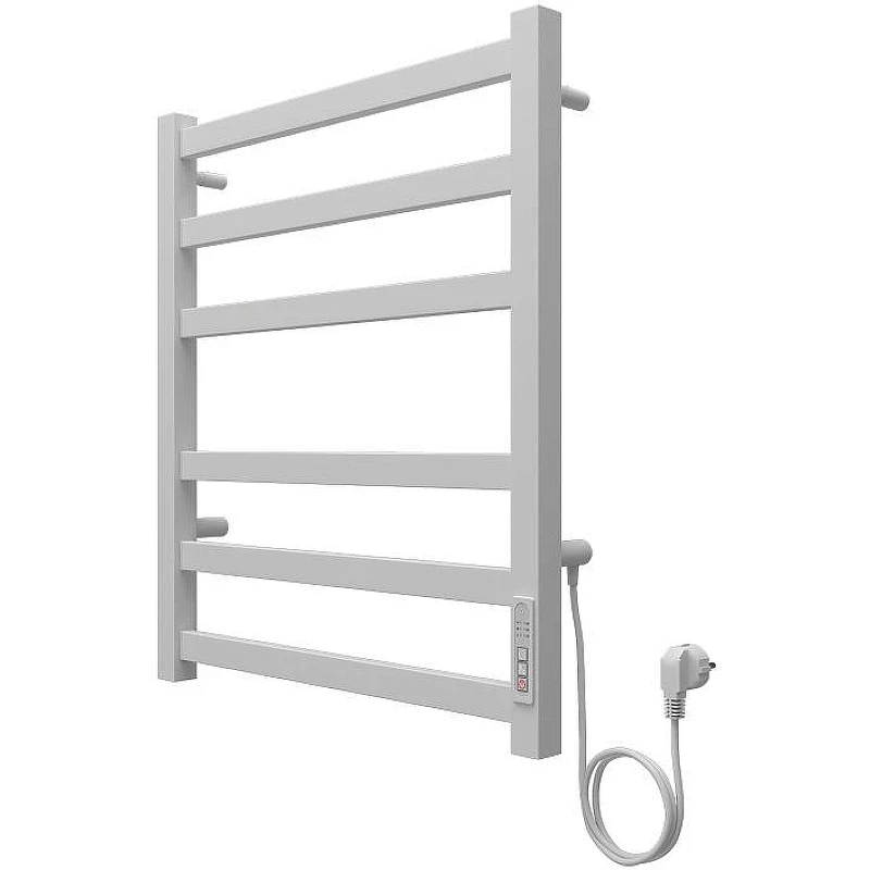 Электрический полотенцесушитель Azario Palermo 500x600 П6 AZ83856W диммер справа Белый