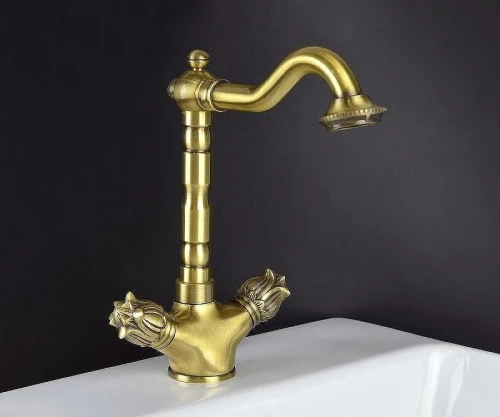 Смеситель для раковины Bronze de Luxe Florence 21381 Бронза