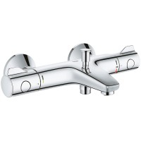 Смеситель для ванны Grohe Grohtherm 800 34576000 с термостатом Хром латунь на стену