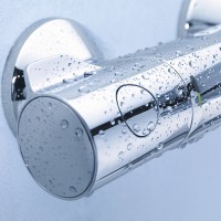 Смеситель для ванны Grohe Grohtherm 800 34576000 с термостатом Хром латунь на стену
