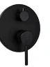Душевая система FILARETE Roun FL1029BL цвет Черный матовый