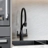 Смеситель для кухни Sancos Orta SC4008MB Черный матовый латунь