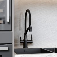 Смеситель для кухни Sancos Orta SC4008MB Черный матовый латунь