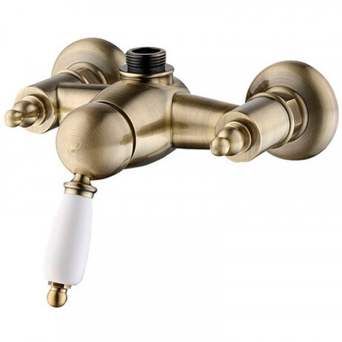 Смеситель для душа Caprigo Adria-Uno 02-517-vot Бронза латунь на стену