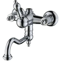 Смеситель для ванны Caprigo Adria-Uno Metal Edition 02M-519-crm Хром латунь на стену