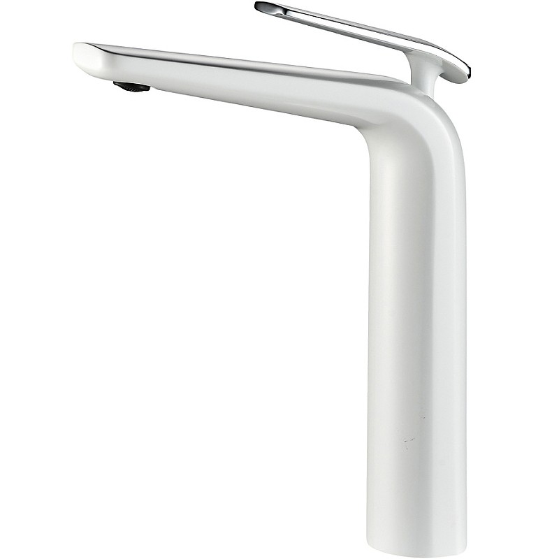 Смеситель для раковины Rose R39F R3911F Белый Хром латунь