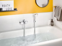 Смеситель для ванны Kludi Pure Easy 376810565 Хром латунь на стену