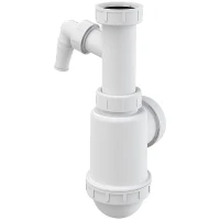 Сифон для кухонной мойки Alcaplast A443P-DN50/40 Белый