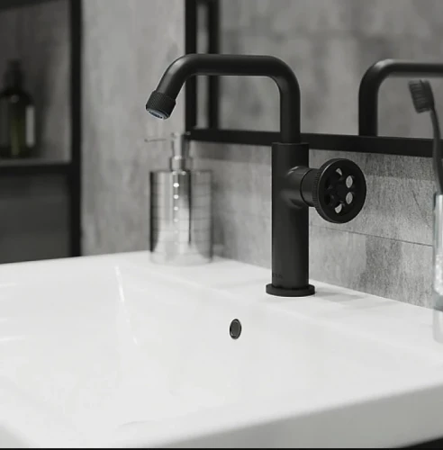 Смеситель для раковины Iddis Grange GRABLR0i01 Черный матовый