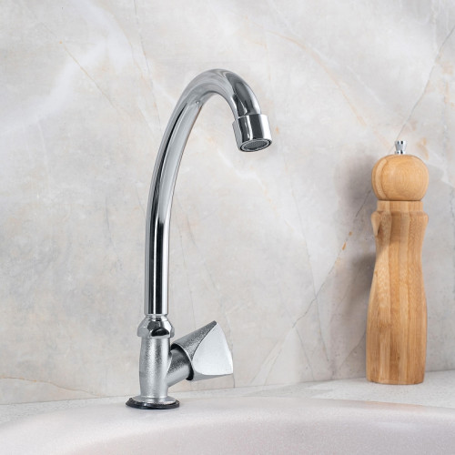 Кран для одного типа воды Ростовская Мануфактура Сантехники SL119-270F Хром