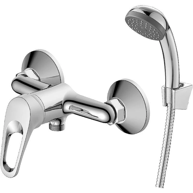 DecoRoom DR21056 Смеситель одноручный для душа, хром — купить в Алматы
