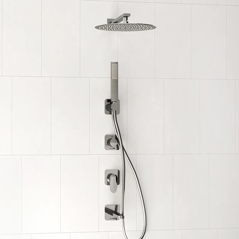 Душевая система WasserKRAFT Weida A3151.269.270.090.116.271.087.103 Хром латунь встраиваемый