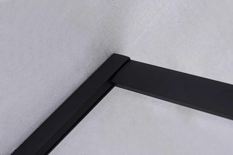Душевой уголок Niagara Nova NG-6809-08 BLACK 100х100 профиль Черный стекло прозрачное