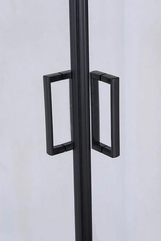 Душевой уголок Niagara Nova NG-6809-08 BLACK 100х100 профиль Черный стекло прозрачное
