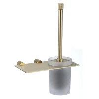 Ершик для унитаза Savol S-002194C цвет Золото матовое