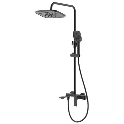 Душевая система Azario Arida AZ-K2354B цвет Черный матовый