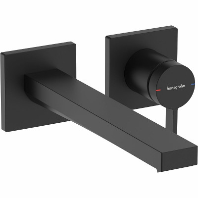 Смеситель для раковины Hansgrohe Tecturis E 73051670 Черный матовый латунь встраиваемый