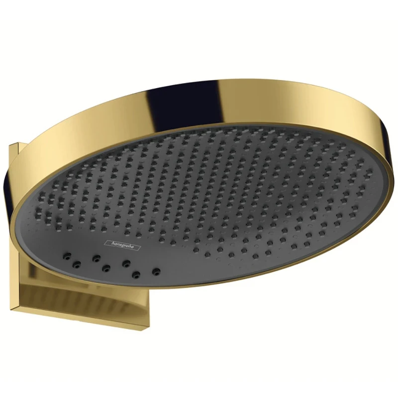 Верхний душ Hansgrohe Rainfinity 26234990 Золото алюминий на стену
