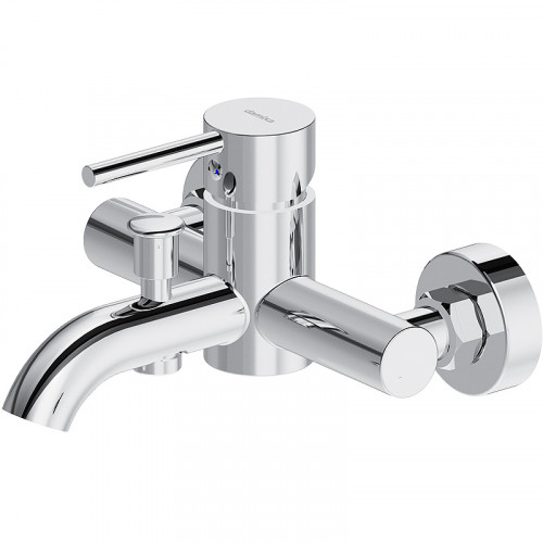 Смеситель для ванны Damixa Scandinavian Pure 361000000 Хром латунь на стену