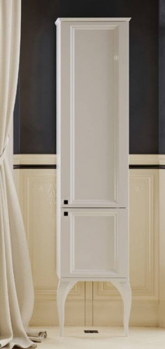 Шкаф пенал Aqwella 5 Stars La Donna 40 LAD0504W Белый МДФ / ЛДСП