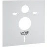 Комплект унитаза Berges Gamma 081105 с инсталляцией Grohe Rapid SL 38775001 с сиденьем Микролифт и клавишей смыва Хром