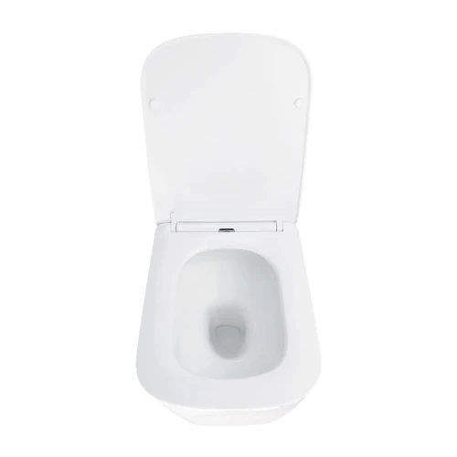 Унитаз Azario Aira AZ-5171T-WHT подвесной цвет Белый с сиденьем Микролифт