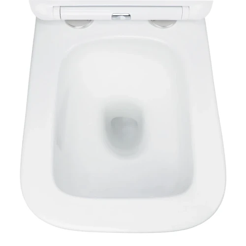 Унитаз Azario Aira AZ-5171T-WHT подвесной цвет Белый с сиденьем Микролифт