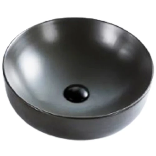 Раковина-чаша BelBagno 41 BB1315-H311 Серая матовая фаянс накладная