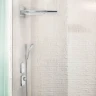 Шланговое подсоединение Hansgrohe Fixfit Square 26455700 с клапаном обратного тока Белое