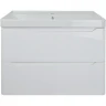 Тумба с раковиной Azario Lotos 70/2 CS00083930 подвесная Белая