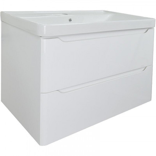 Тумба с раковиной Azario Lotos 70/2 CS00083930 подвесная Белая