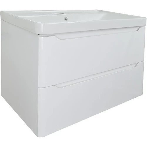 Тумба с раковиной Azario Lotos 70/2 CS00083930 подвесная Белая