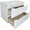 Тумба с раковиной Azario Lotos 70/2 CS00083930 подвесная Белая