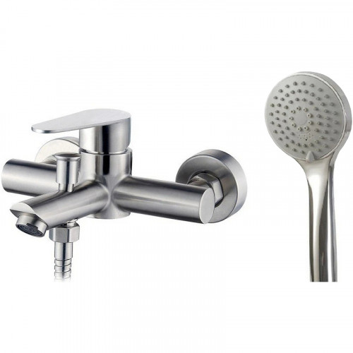 Смеситель для ванны ESKO Orlando OL 54 Никель нержавеющая сталь на стену